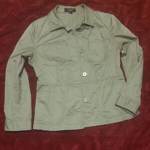Talbots Olive Utility Jacket